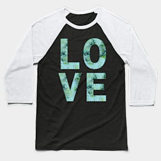 Art Acrylic artwork abstract Valentine Love Baseball T-Shirt